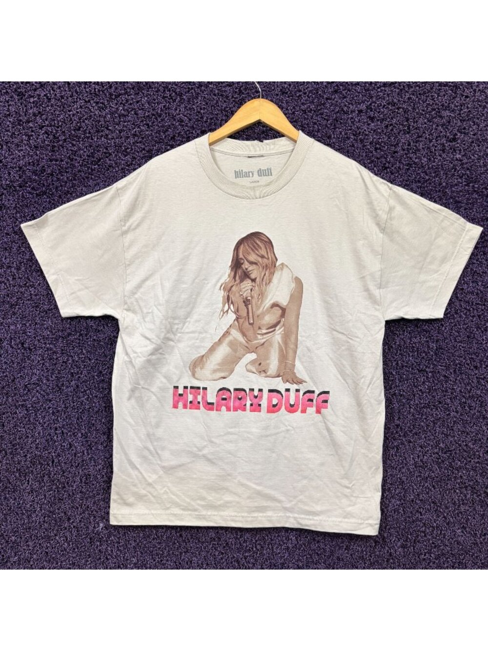 Hilary Duff The Lucky Me Tour T-Shirt Size Large